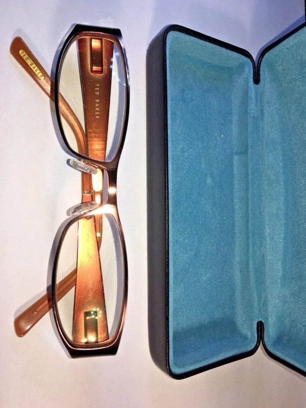 Fred Baker Womans Eyeglass Frames (FRAMES ONLY) B197 Beaches Copper Brown